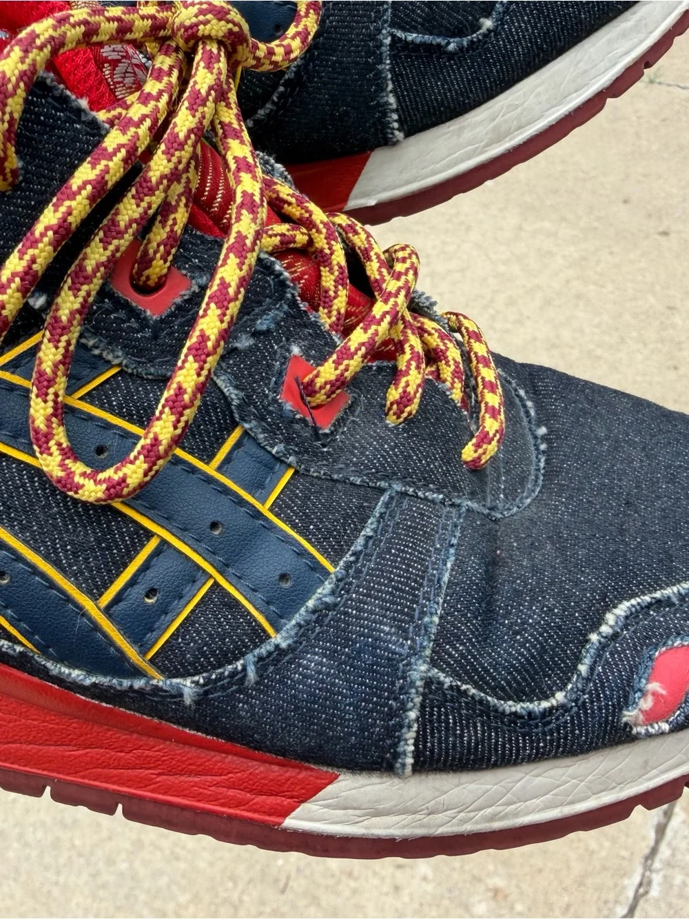 ASICS Gel-Lyte 3 Japanese Denim Kimono Okayama Indigo H5L2N-5050 Split Tongue - Picture 4 of 9